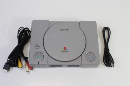 SONY PlayStation 1 PS1 Console SCPH-7000 & AC AV PS1 (A) SONY PlayStation 1 PS1