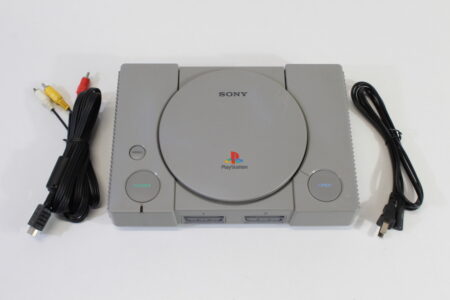 SONY PlayStation 1 PS1 Console SCPH-7500 & AC AV PS1 (B) SONY PlayStation 1 PS1