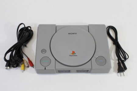 SONY PlayStation 1 PS1 Console SCPH-5500 & AC AV PS1 (B) SONY PlayStation 1 PS1