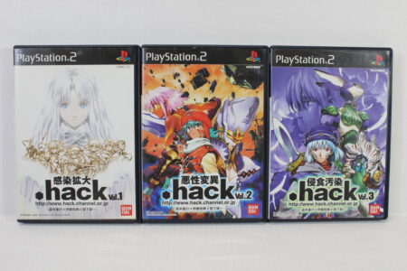 Lot of 3 .hack Vol 1 2 3 (B) SONY PlayStation 2 PS2