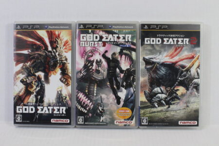 Lot of 3 God Eater 1 1 Burst Append Version 2 CIB (B) SONY PlayStation Portable PSP