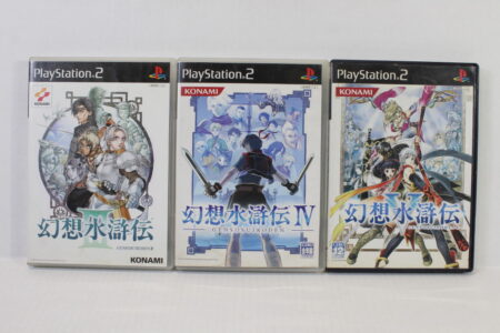 Lot of 3 No Manual Genso Suikoden III 3 IV 4 V 5 (B) SONY PlayStation 2 PS2