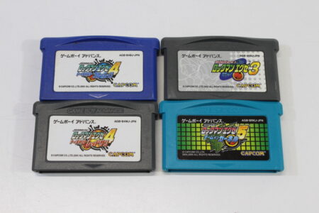 Lot of 4 Rockman EXE 3 4 Red Sun Blue Moon 5 (B) Nintendo Gameboy Advance GBA