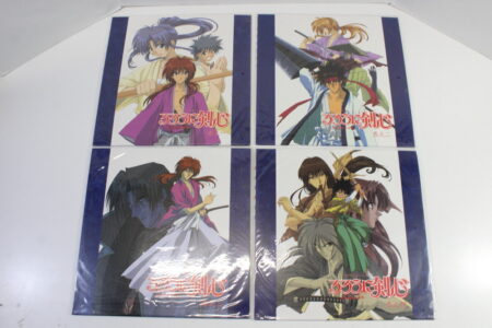Lot of 4 Rurouni Kenshin Vol 1 2 3 4 Japanese Audio (B) Laserdisc LD