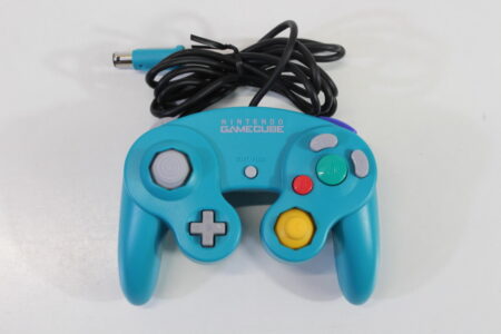 Official Nintendo Gamecube Controller Emerald Blue Teal OEM GC (A) Nintendo Gamecube GC