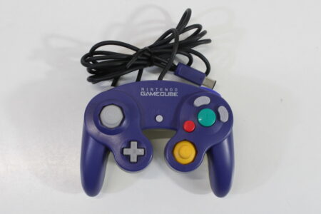 Official Nintendo Gamecube Controller Purple x Clear OEM GC (A) Nintendo Gamecube GC