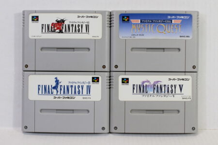 Lot of 4 Final Fantasy IV V VI 4 5 6 USA Mystic Quest (B) Nintendo Super Famicom SFC