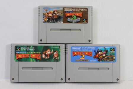 Lot of 3 Super Donkey Kong Country 1 2 3 (C) Nintendo Super Famicom SFC