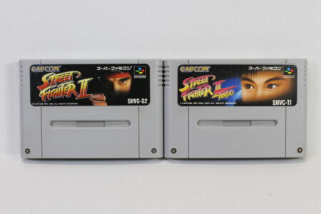 Lot of 2 Street Fighter II 2 & Turbo SFC (C) Nintendo Super Famicom SFC