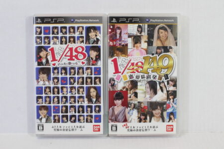 Lot of 2 AKB 1/48 Idol to Koi Shitara & 1/149 Sosenkyo (B) SONY PlayStation Portable PSP