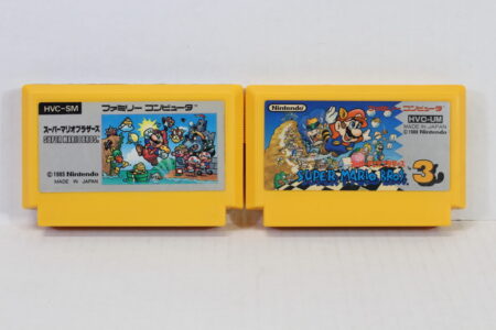 Lot of 2 Super Mario Bros 1 & 3 (B) Nintendo Famicom FC