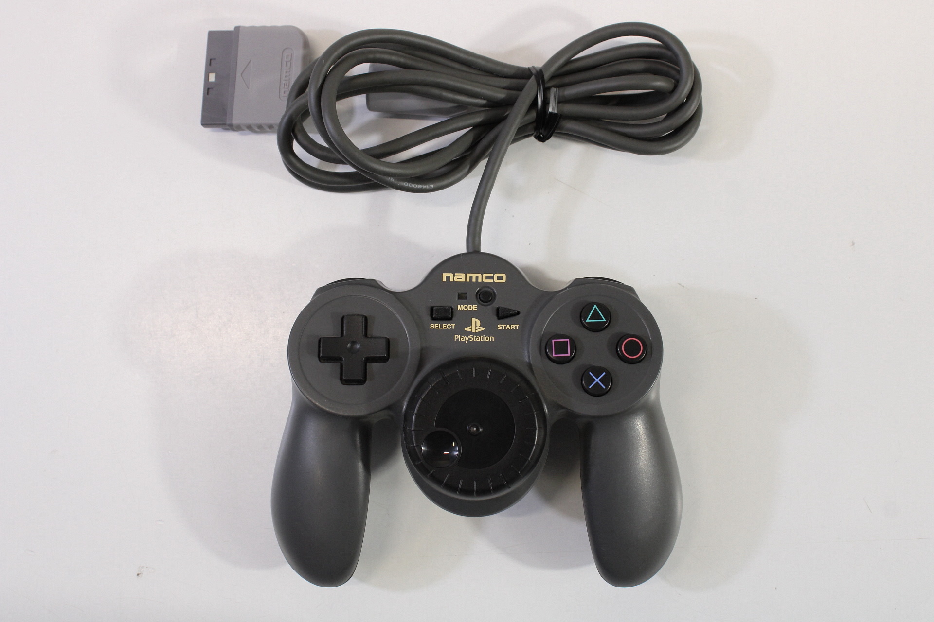 Boxed Namco JogCon Racing Controller NPC-105 With Ridge Racer Type