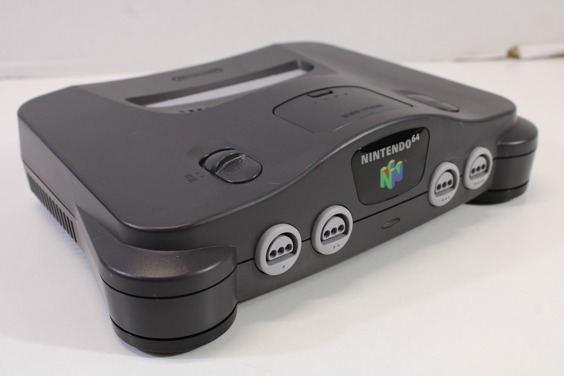 Nintendo 64 Charcoal Grey Black Console Controller Mario Kart 64 Mario Party 1 2 3 Bundle AV AC REGION FREE (B) Nintendo 64 N64