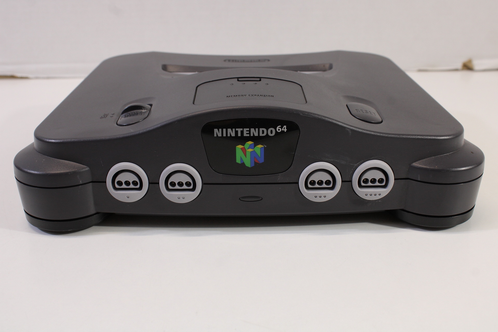 Nintendo 64 Charcoal Grey Black Console Controller Mario Kart 64 Mario Party 1 2 3 Bundle AV AC REGION FREE (B) Nintendo 64 N64