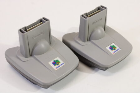 Lot of 2 Official Nintendo GB Transfer Pack for Nintendo 64 N64 (B)