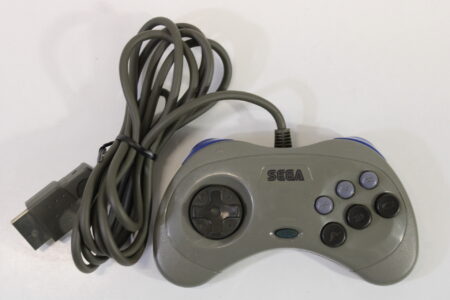 Official Sega Saturn Gray Controller HSS-0101 OEM SS (B)