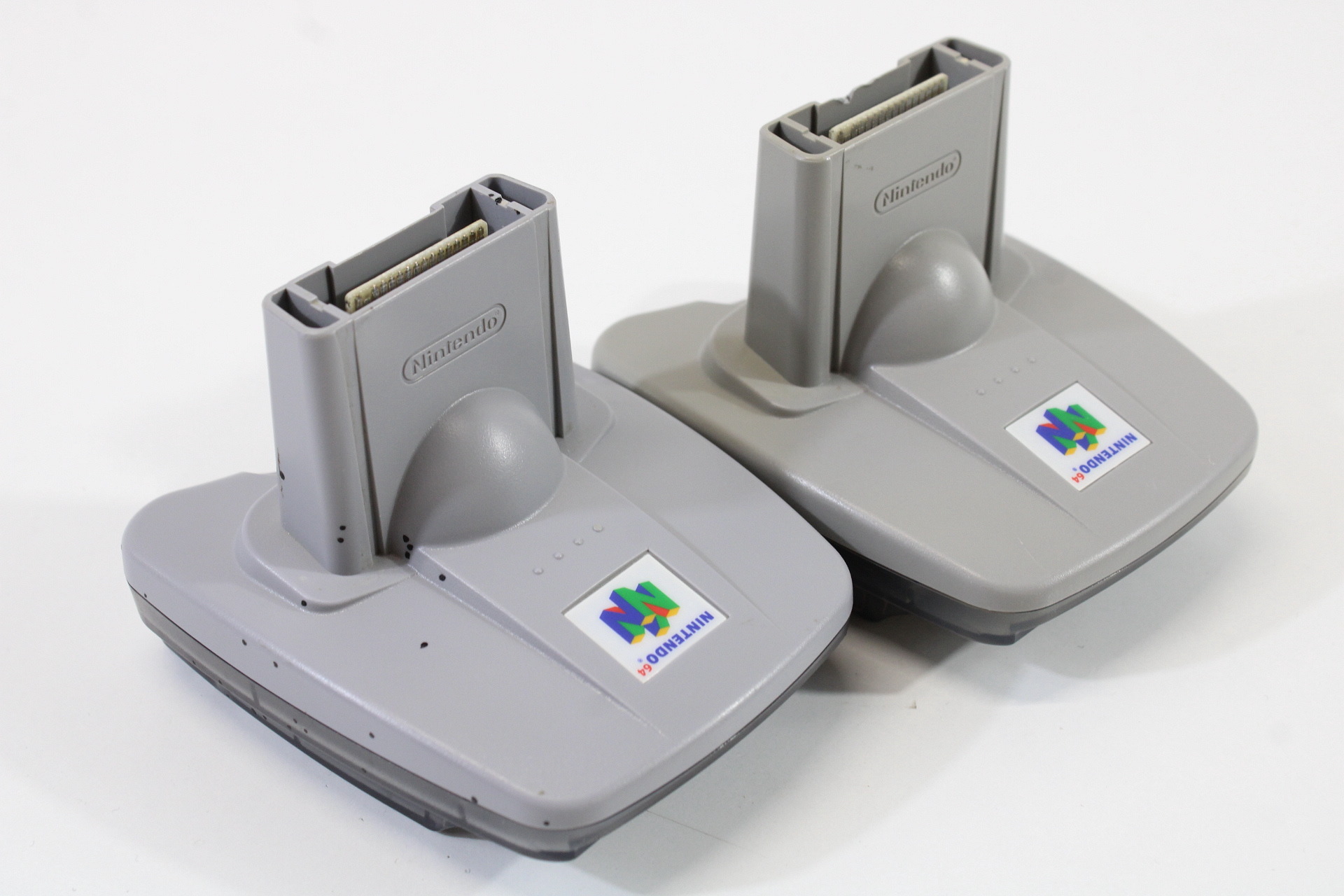 Lot of 2 Official Nintendo GB Transfer Pack for Nintendo 64 N64 (B)