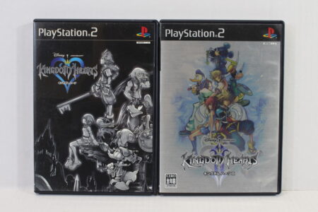 No Manual Lot of 2 Kingdom Hearts I 1 & II 2 (B) SONY PlayStation 2 PS2