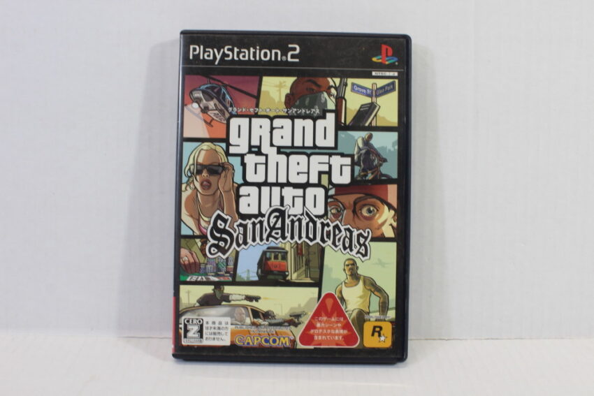 Grand Theft Auto San Andreas CIB W/ Map (B) SONY PlayStation 2 PS2 ...