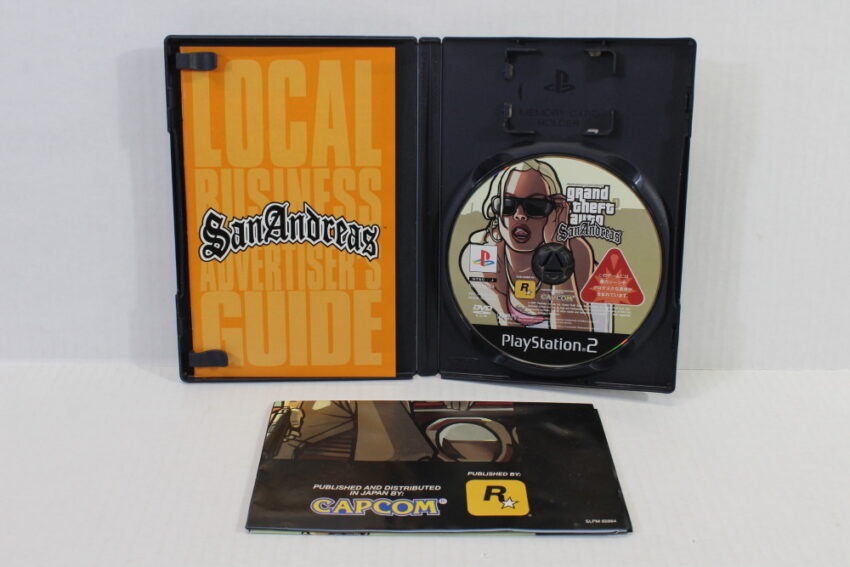 Grand Theft Auto San Andreas CIB W/ Map (B) SONY PlayStation 2 PS2 ...