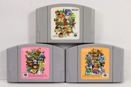 Lot of 3 Mario Party 1 2 3 (B) Nintendo 64 N64