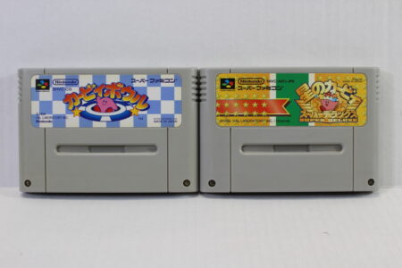 Lot of 2 Hoshi no Kirby Super Deluxe / Super Star & Kirby Bowl Dream Course (B) Nintendo Super Famicom SFC