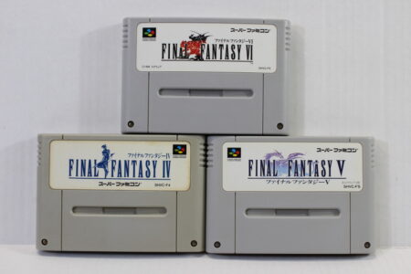Lot of 3 Final Fantasy IV V VI 4 5 6 (C) Nintendo Super Famicom SFC