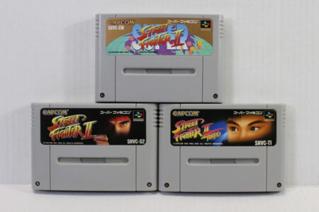 Lot of 3 Street Fighter II 2 Turbo Super (B) Nintendo Super Famicom SFC