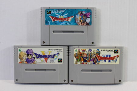 Lot of 3 Dragon Quest 3 5 6 III V VI (B) Nintendo Super Famicom SFC