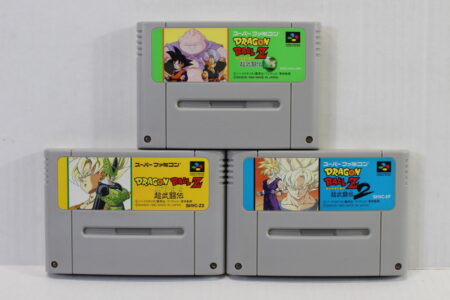 Lot of 3 Dragon Ball Z Super Butouden 1 2 3 (C) Nintendo Super Famicom SFC
