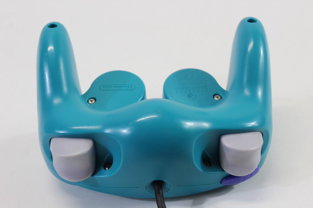 Official Nintendo Gamecube Controller Emerald Blue Teal T3 OEM Cosmetic Wears GC (C)