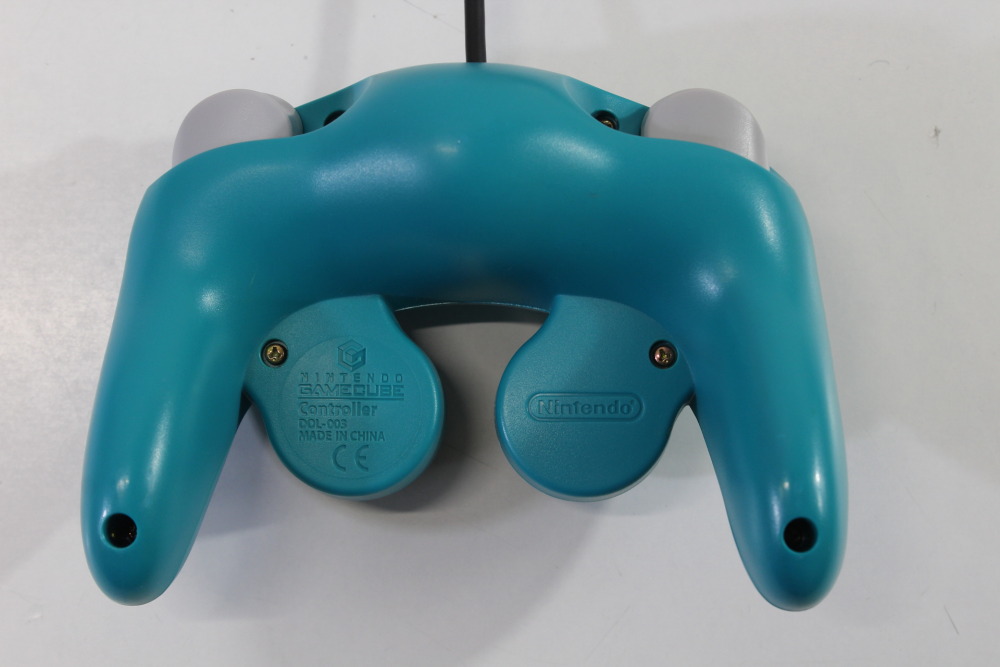 Official Nintendo Gamecube Controller Emerald Blue Teal OEM GC (A) Nintendo Gamecube GC
