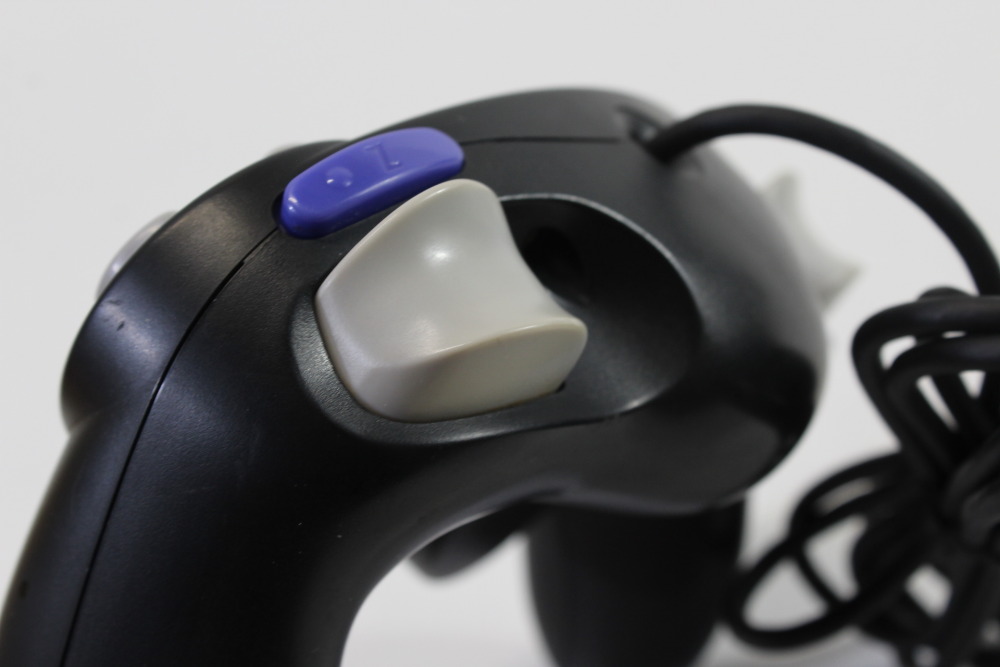 Official Nintendo Gamecube Controller Jet Black T3 OEM GC (B) Nintendo Gamecube GC