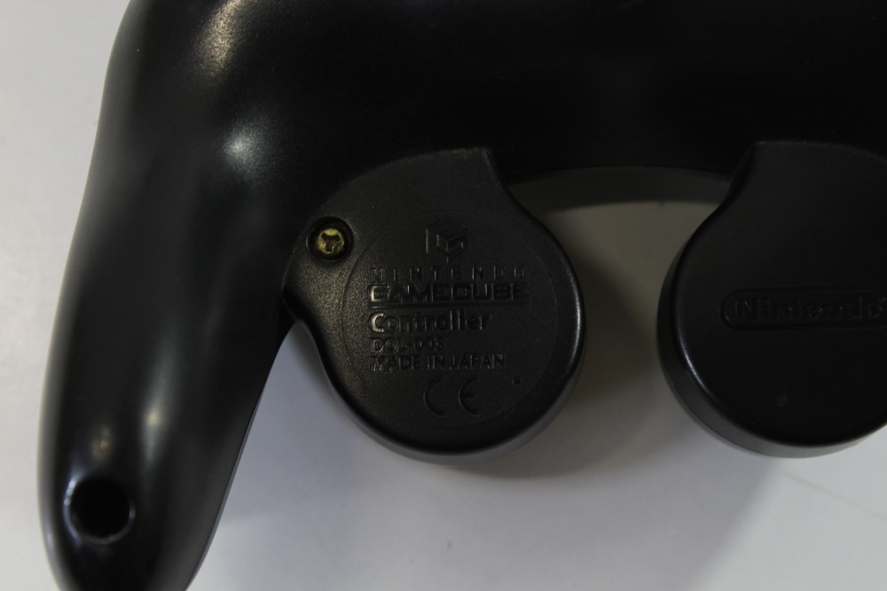 Official Nintendo Gamecube Controller Jet Black T3 OEM GC (B) Nintendo Gamecube GC