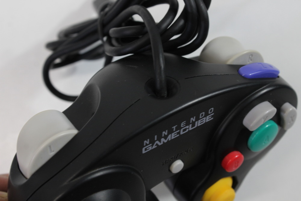 Official Nintendo Gamecube Controller Jet Black T3 OEM GC (B) Nintendo Gamecube GC