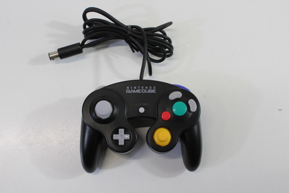 Official Nintendo Gamecube Controller Jet Black T3 OEM GC (A) Nintendo Gamecube GC