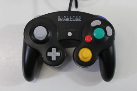 Official Nintendo Gamecube Controller Jet Black T3 OEM GC (A) Nintendo Gamecube GC
