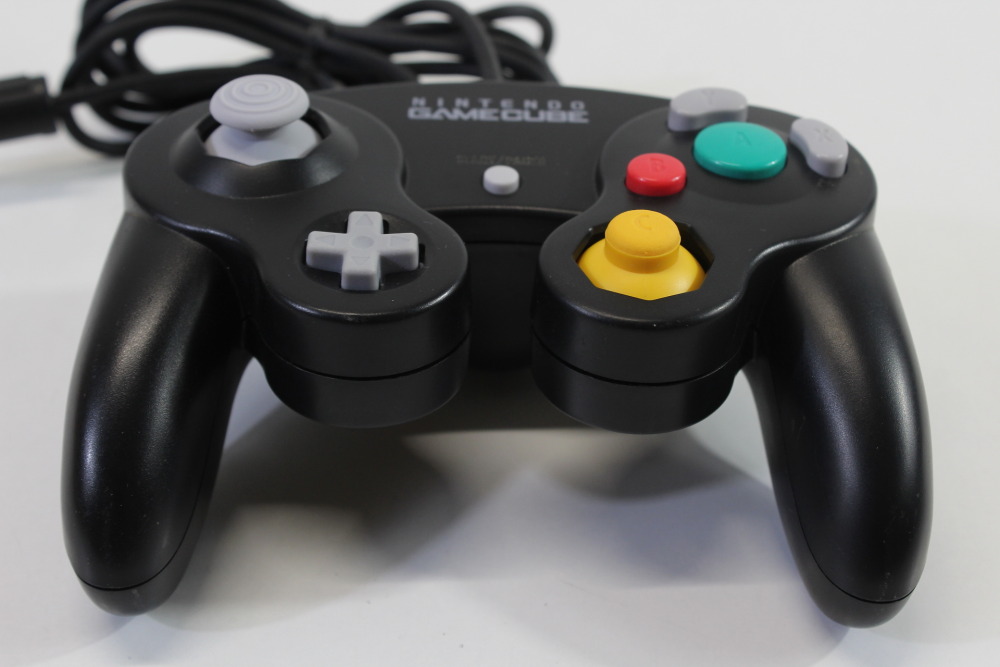 Official Nintendo Gamecube Controller Jet Black T3 OEM GC (A) Nintendo Gamecube GC