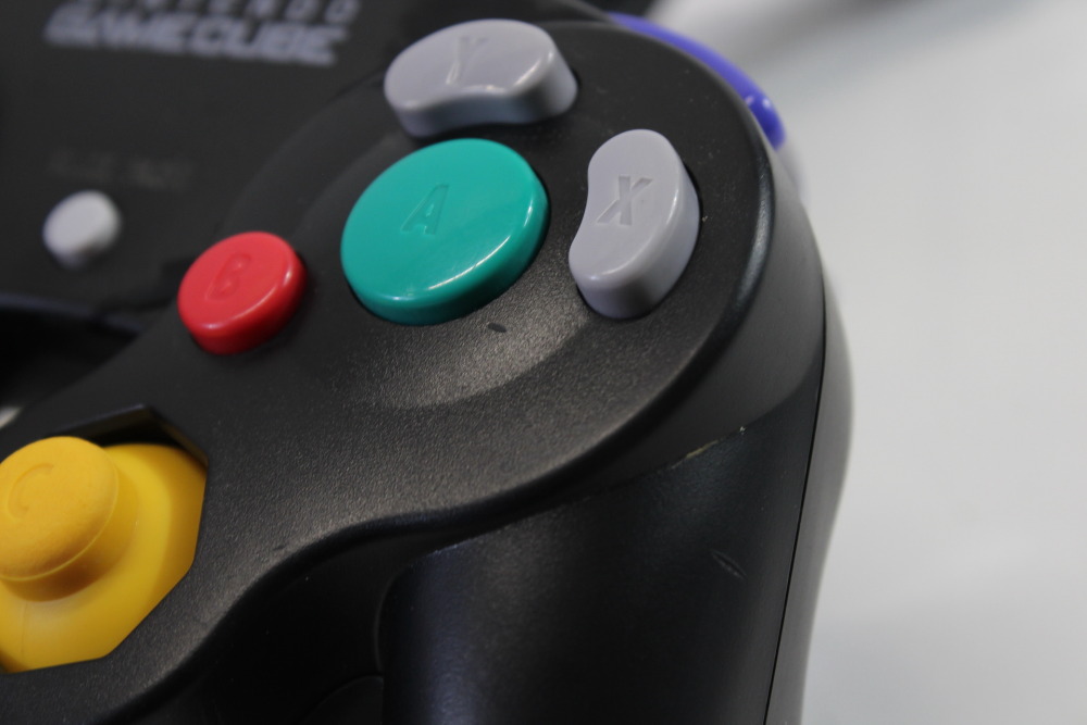 Official Nintendo Gamecube Controller Jet Black T3 OEM GC (A) Nintendo Gamecube GC