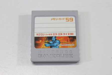 Official Nintendo GameCube Memory Card 59 Blocks Capcom VS SNK 2 EO OEM DOL-008 (B) Nintendo GameCube GC