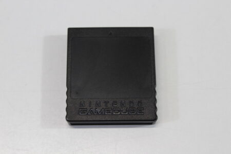 Official Nintendo GameCube Black Memory Card 251 Blocks OEM DOL-014 (A)