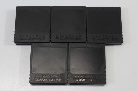 Official Nintendo GameCube Black Memory Card 251 Blocks OEM DOL-014 (B)