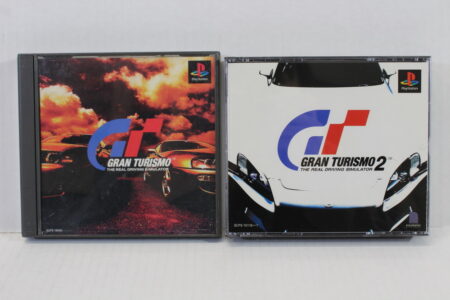 Lot of 2 Gran Turismo 1 & 2 CIB (B) SONY PlayStation 1 PS1