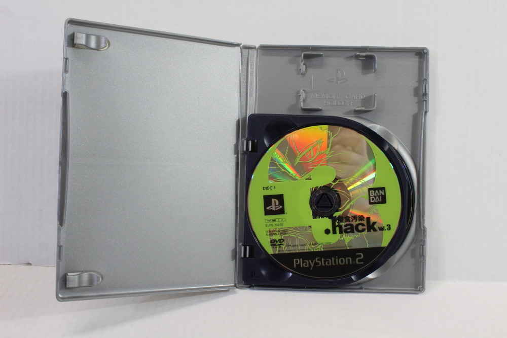 No Manual .hack Vol 3 x Vol 4 Outbreak Quarantine (B) SONY PlayStation 2 PS2