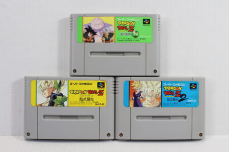 Lot of 3 Dragon Ball Z Super Butouden 1 2 3 (B) Nintendo Super Famicom SFC