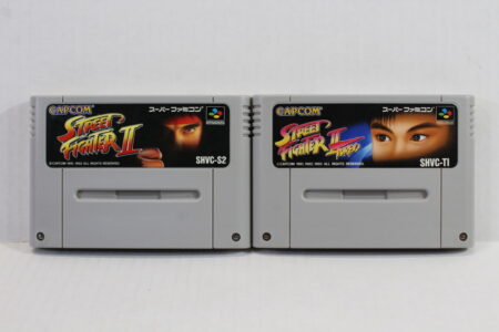 Lot of 2 Street Fighter II 2 & Turbo SFC (C) Nintendo Super Famicom SFC
