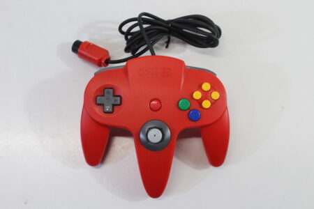 Official Nintendo 64 Controller Red 7~8/10 Tight Stick N64 (B)