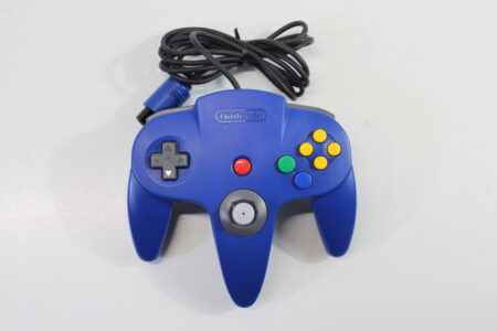 Official Nintendo 64 Controller Blue 9.5/10 Tight Stick (A) Nintendo 64 N64