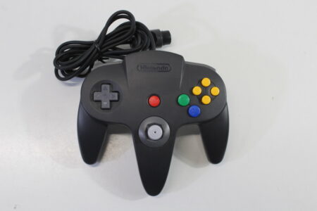 Official Nintendo 64 Controller Black x Gray 8/10 Tight Stick (B) Nintendo 64 N64