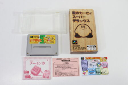Kirby Super Deluxe Super Star Boxed No Manual W/ Command Card Coupon (B) Nintendo Super Famicom SFC